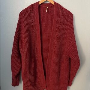 Free People Purple Nightingale Cardigan XS